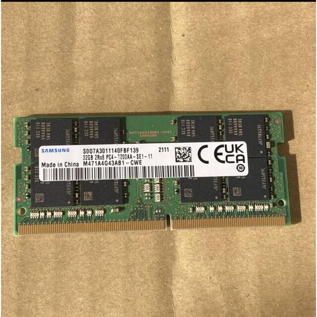 SAMSUNG DDR4 PC4-3200aa 32GB メモリ