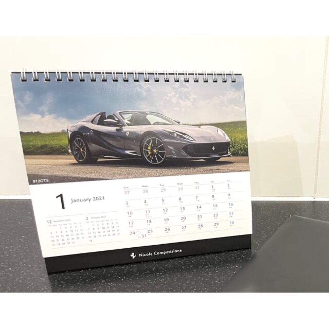 Ferrari(フェラーリ)の使用済　FERRARIフェラーリ　カレンダー　3冊 エンタメ/ホビーの美術品/アンティーク(版画)の商品写真