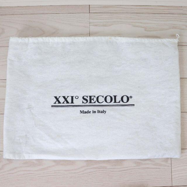 XXI SECOLO セコロ レザー 2WAY ショルダー バッグ ネイビー