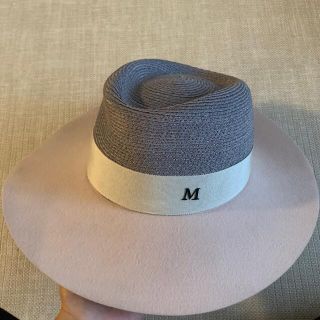 メゾンミッシェル(Maison Michel)のMAISON MICHEL HAT 美品(ハット)