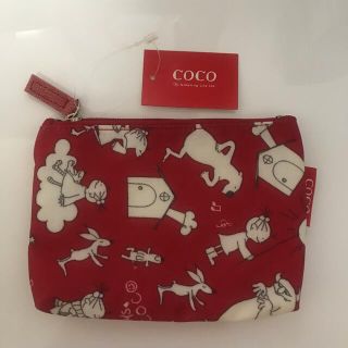 ココ(Coco)の新品タグ付き COCOちゃん ティッシュポーチ(ポーチ)