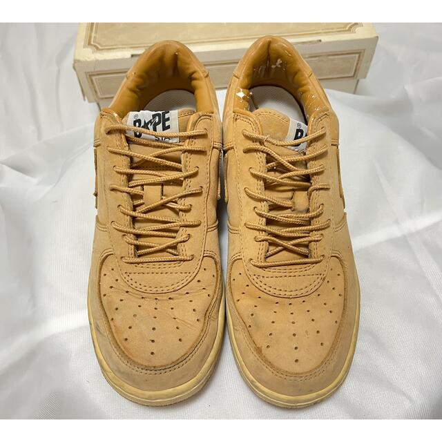 BAPE STA!! イエローヌバック US9.5 〔27.5〕箱有