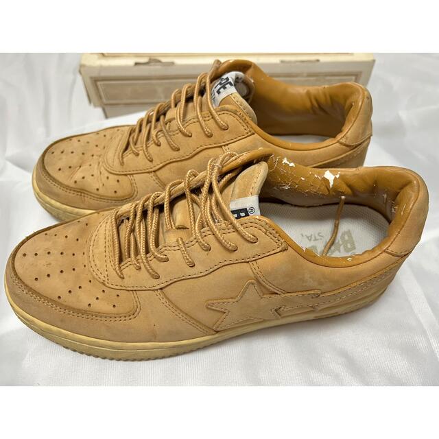 A BATHING APE(アベイシングエイプ)のBAPE STA!! イエローヌバック US9.5 〔27.5〕箱有 メンズの靴/シューズ(スニーカー)の商品写真