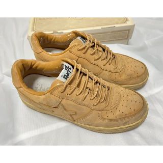 アベイシングエイプ(A BATHING APE)のBAPE STA!! イエローヌバック US9.5 〔27.5〕箱有(スニーカー)