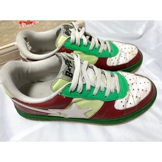 アベイシングエイプ(A BATHING APE)のBAPE STA!! Green /Red仙台限定US9.5 箱有(スニーカー)