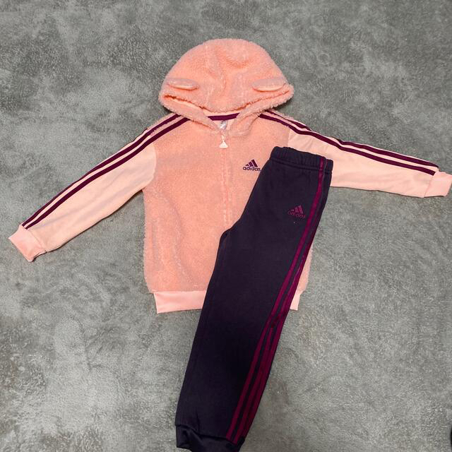 adidas(アディダス)のadidas セットアップ キッズ/ベビー/マタニティのキッズ服女の子用(90cm~)(ジャケット/上着)の商品写真