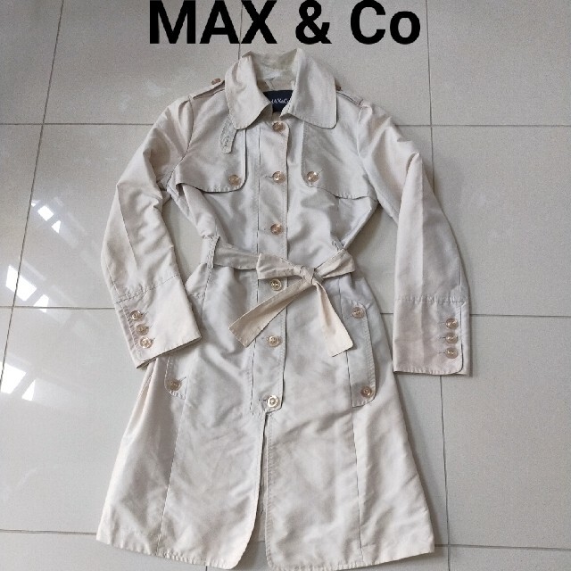 Max & Co. - MAX&Co トレンチコート ベージュ 38 Mの通販 by れり shop