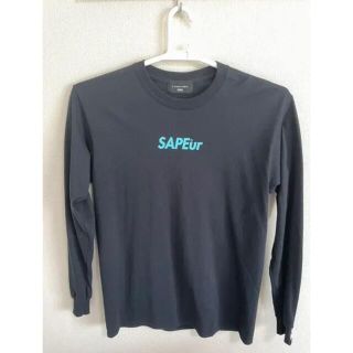 SAPEur サプール　ロンT 黒(Tシャツ/カットソー(七分/長袖))