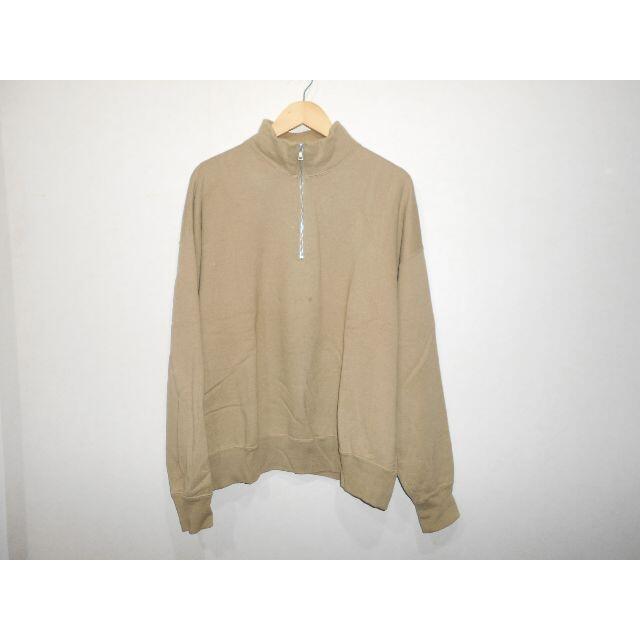 521011●  AURALEE BACK WOOL HALF ZIP P/O メンズのトップス(スウェット)の商品写真