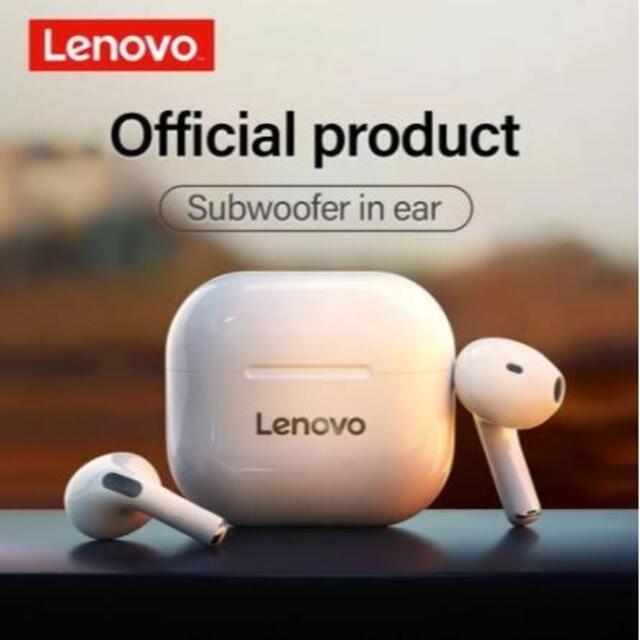 Lenovo(レノボ)の★新品未開封★ワイヤレスイヤホン　Lenovoレノボ　LP40 スマホ/家電/カメラのオーディオ機器(ヘッドフォン/イヤフォン)の商品写真