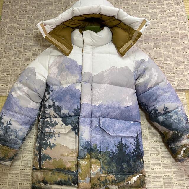 Gucci(グッチ)のNORTH FACE GUCCI コラボダウンジャケット S レア 先行発売 メンズのジャケット/アウター(ダウンジャケット)の商品写真