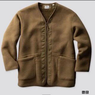 ユニクロ(UNIQLO)のUNIQLO  エンジニアードガーメンツ　フリースコート(ノーカラージャケット)