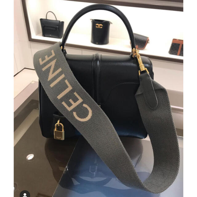 celine(セリーヌ)のセリーヌ　ジャガードロングストラップ　グレー レディースのバッグ(ショルダーバッグ)の商品写真