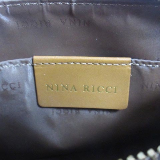 NINA RICCI(ニナリッチ)のニナリッチ NINA RICCI ハンドバッグ ジラフ柄 キリン柄 茶  レディースのバッグ(ハンドバッグ)の商品写真