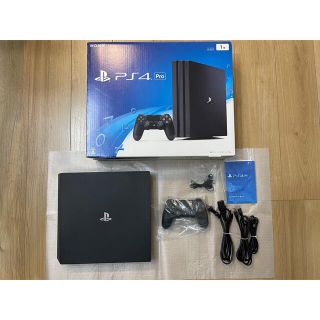 プレイステーション4(PlayStation4)の★美品★PS4 Pro 本体 1TB CUH-7000B プレイステーション(家庭用ゲーム機本体)