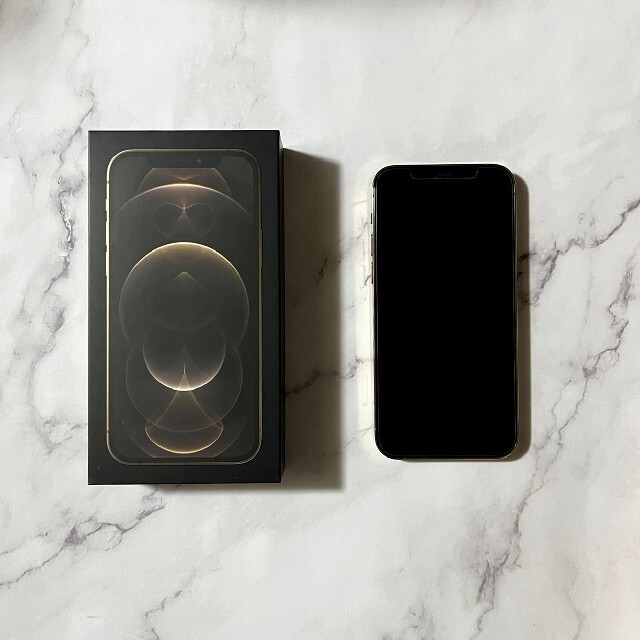 新素材新作 - iPhone iPhone12pro ゴールド【美品】 SIMフリー 128GB