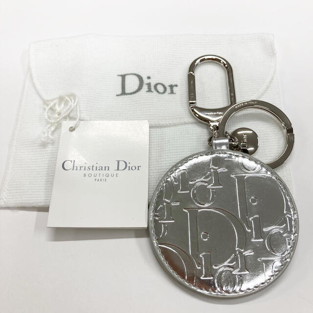 DIOR ディオール　キーホルダー　キーリング　新品未使用　金具少し汚れあり