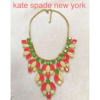 ケイトスペードニューヨーク(kate spade new york)の限定値下げ‼️美品♡レア♡ケイトスペードニューヨーク　ビジュー　ネックレス(ネックレス)