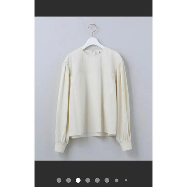 BEAUTY&YOUTH UNITED ARROWS(ビューティアンドユースユナイテッドアローズ)の新品6(ROKU)COTTON VOLUME SLEEVE BLOUSEブラウス レディースのトップス(シャツ/ブラウス(長袖/七分))の商品写真