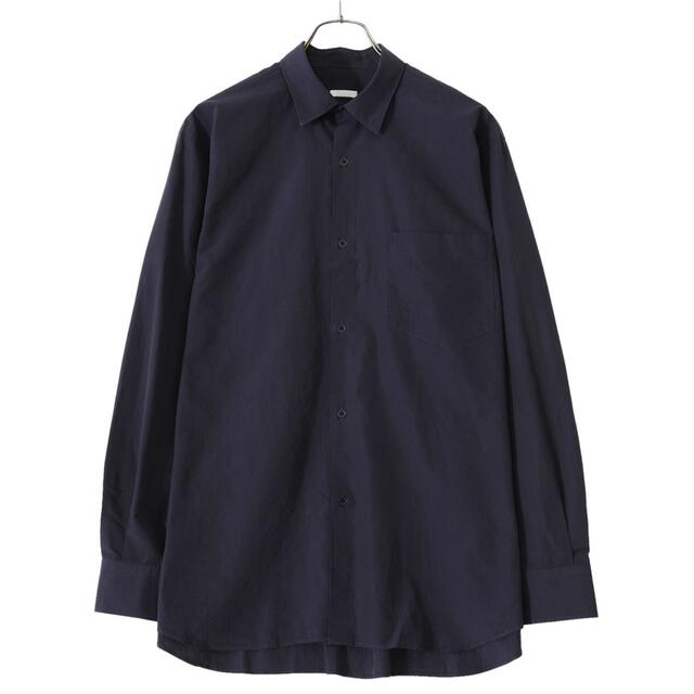 20ss COMOLIシャツ　Navy サイズ0のサムネイル