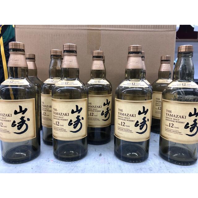 サントリー(サントリー)の山﨑12年　空瓶 食品/飲料/酒の酒(ウイスキー)の商品写真