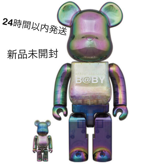 MY FIRST BE@RBRICK B@BY BLACK CHROME