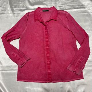 クリツィア(KRIZIA)のKRIZIAJEANS シャツ　ピンク　インポート(シャツ/ブラウス(長袖/七分))