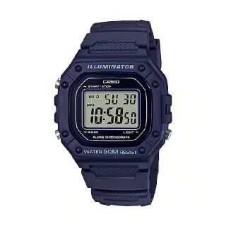 カシオ(CASIO)のCASIO　カシオ　W-218H-2AV 　海外モデル(腕時計(デジタル))