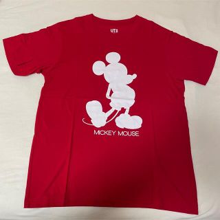 ユニクロ(UNIQLO)のユニクロ　 Tシャツ　赤(Tシャツ(半袖/袖なし))