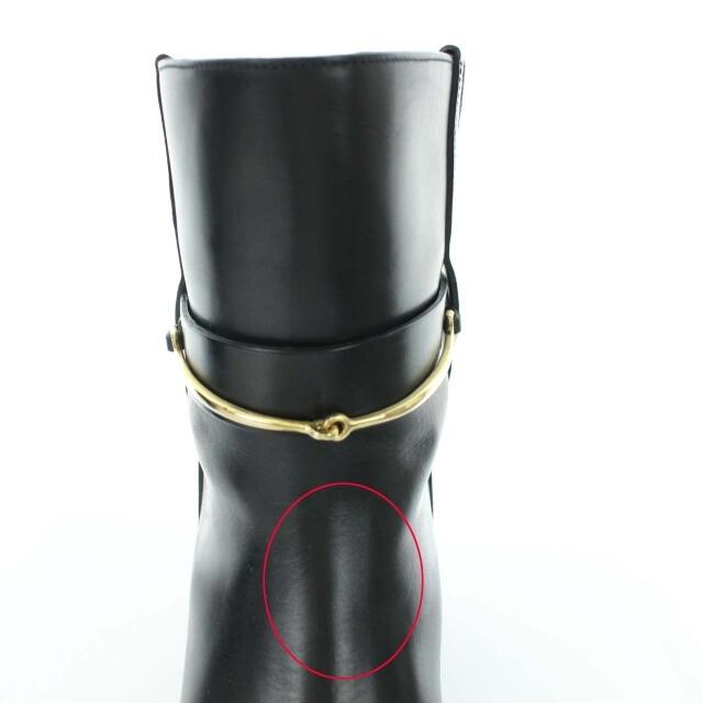 SARTORE(サルトル)のサルトル TACCO ショートブーツ 金具 レザー 22.5cm 23cm 黒 レディースの靴/シューズ(ブーツ)の商品写真