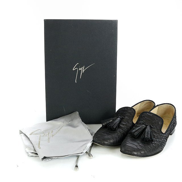 Giuseppe Zanotti Design(ジュゼッペザノッティデザイン)のジュゼッペザノッティデザイン オペラシューズ 36 23.5cm ダークブラウン レディースの靴/シューズ(その他)の商品写真