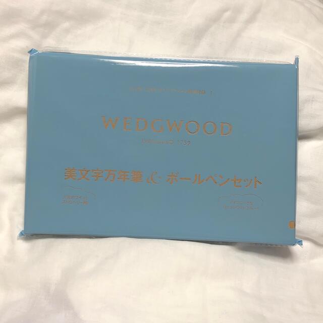 WEDGWOOD(ウェッジウッド)のGLOW 12月号付録　WEDGWOOD 万年筆&ボールペンセット インテリア/住まい/日用品の文房具(ペン/マーカー)の商品写真