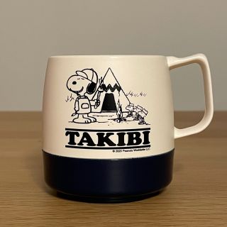 ピーナッツ(PEANUTS)のDINEX マグ　スヌーピー　TAKIBI（ネイビー）(食器)