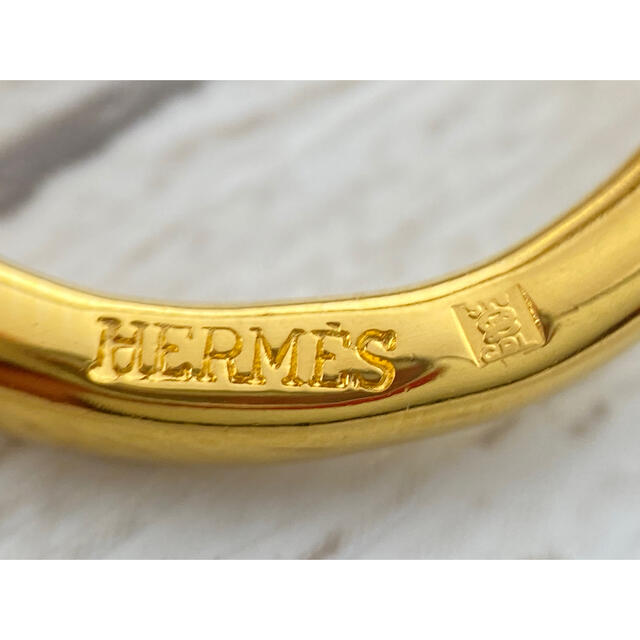Hermes(エルメス)のHERMES スカーフリング　エルメス スカーフ留め　馬具ベルトモチーフ  レディースのアクセサリー(その他)の商品写真