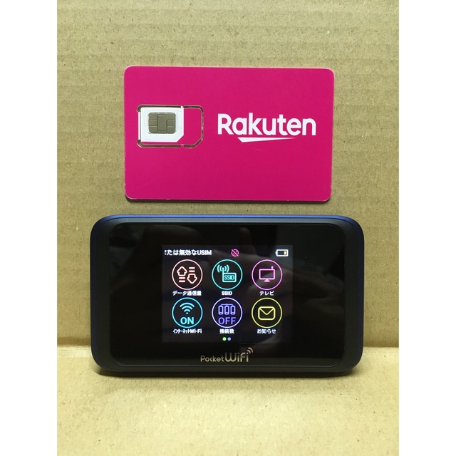 Rakuten(ラクテン)の楽天モバイル動作OK 502HW Pocket WiFi SIMフリー ワンセグ スマホ/家電/カメラのスマートフォン/携帯電話(スマートフォン本体)の商品写真