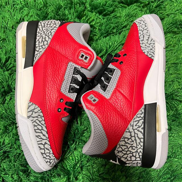 Jordan 3 Retro SE Fire Red (GS)レディース