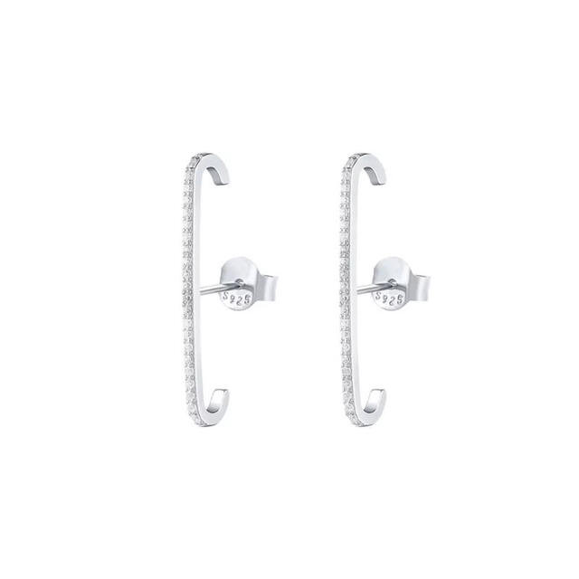 TOGA(トーガ)のstraight ear cuf earrings / silver /#205 レディースのアクセサリー(イヤーカフ)の商品写真