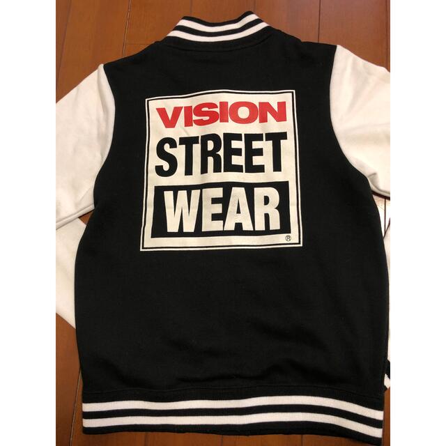 VISION STREET WEAR(ヴィジョン ストリート ウェア)の古着　VISION コットンスタジャン◇Ｍサイズ◇L-0143 レディースのジャケット/アウター(スタジャン)の商品写真