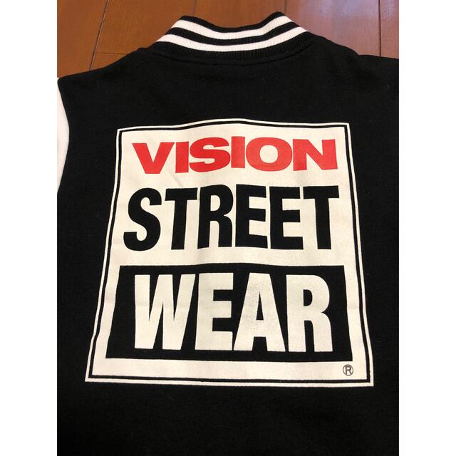 VISION STREET WEAR(ヴィジョン ストリート ウェア)の古着　VISION コットンスタジャン◇Ｍサイズ◇L-0143 レディースのジャケット/アウター(スタジャン)の商品写真