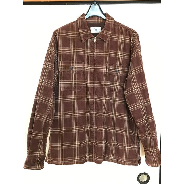 Polo Club(ポロクラブ)の茶色チェック柄ブルゾン メンズのジャケット/アウター(ブルゾン)の商品写真