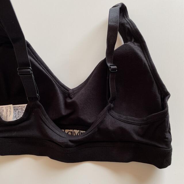 Calvin Klein(カルバンクライン)のカルバンクライン　ブラレット　Mサイズ　 black ブラトップ　ノンワイヤー レディースの下着/アンダーウェア(ブラ)の商品写真