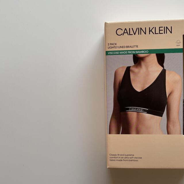 Calvin Klein(カルバンクライン)のカルバンクライン　ブラレット　Mサイズ　 black ブラトップ　ノンワイヤー レディースの下着/アンダーウェア(ブラ)の商品写真