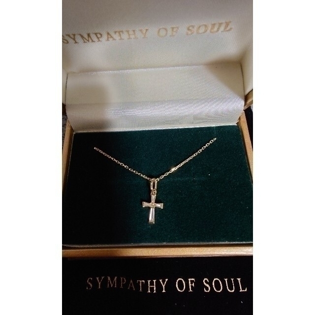 S.O.S fp(エスオーエスエフピー)のSYMPATHY OF SOUL シンパシーオブソウル ホープクロスネックレス メンズのアクセサリー(ネックレス)の商品写真