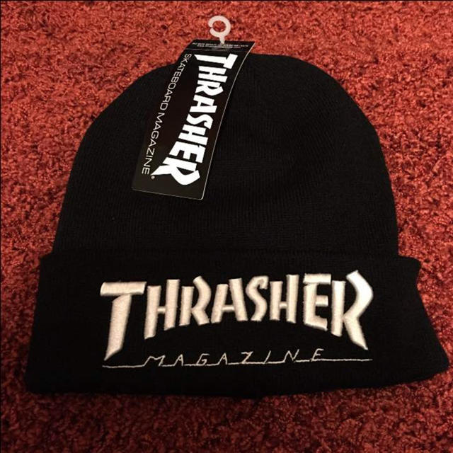 THRASHER(スラッシャー)のTHRASHER 新品未使用 ロゴ ニット ビーニー メンズの帽子(ニット帽/ビーニー)の商品写真