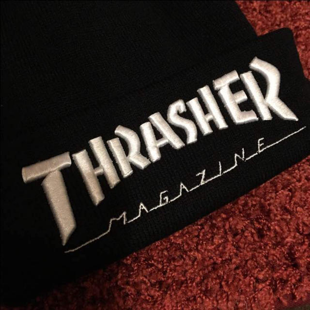 THRASHER(スラッシャー)のTHRASHER 新品未使用 ロゴ ニット ビーニー メンズの帽子(ニット帽/ビーニー)の商品写真