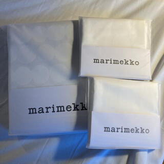 マリメッコ(marimekko)の新品未開封　マリメッコ　ラシイマット　布団カバー1点　ピローケース2点　計3点(シーツ/カバー)