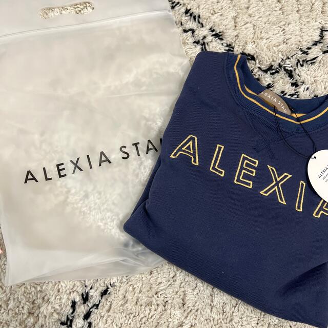 BABY ALEXIA STAM Logo Sweatshirt NavyTシャツ/カットソー