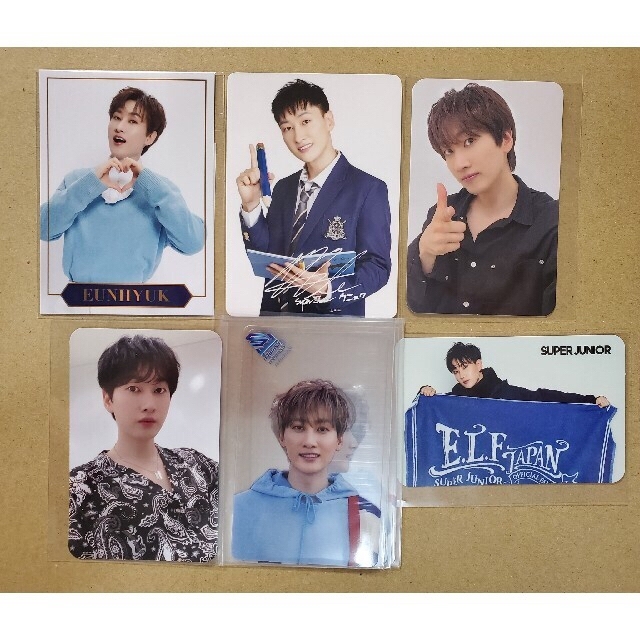 super junior eunhyuk ウニョク ss8 トレカ 4枚セット-