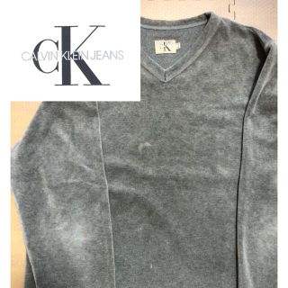 カルバンクライン(Calvin Klein)の【美品】cK（カルバンクライン） Vネック トレーナー(スウェット)