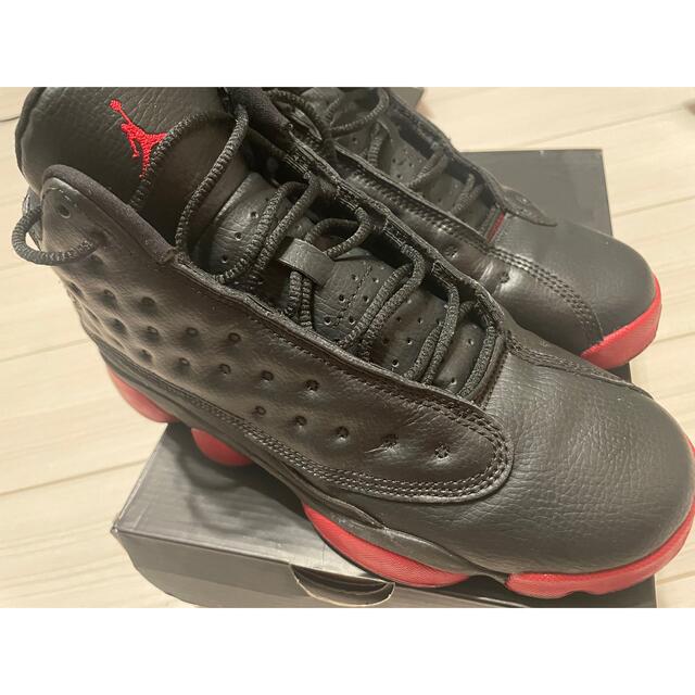 NIKE(ナイキ)のAIR JORDAN 13 RETRO BG ブラック/ジムレッド レディースの靴/シューズ(スニーカー)の商品写真